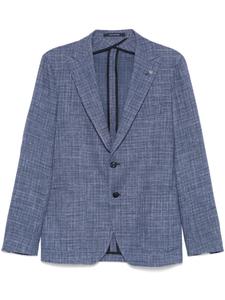 Текстурированный блейзер Tagliatore, синий
