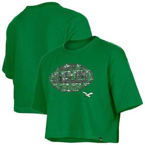 Девчачья флип-сиквен футболка Kelly Green Philadelphia Eagles New Era