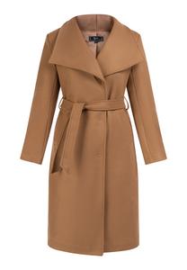 Пальто межсезонное faina, коричневый