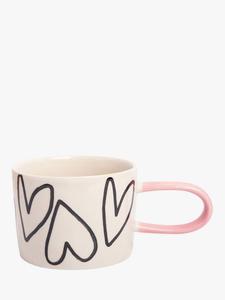 Кружка с большими сердцами Caroline Gardner, Mono