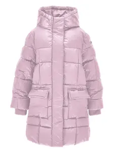 Стеганый пуховик Monnalisa, розовый