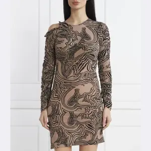 Платье Pinko, коричневый