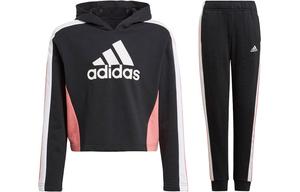 Детский спортивный костюм Adidas, черный