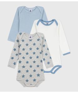 Боди с длинными рукавами (комплект из 3 предметов)