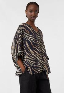 Блуза comma Blouse, Schwarz/Black