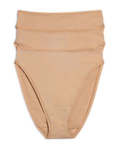 Бюстгальтер Bliss Bare с высоким вырезом, 3 шт. Natori, коричневый