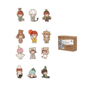 Hirono Little Naughty Collection, металлический значок мистери бокс одиночный мистери бокс/полный набор 12 шт POP MART