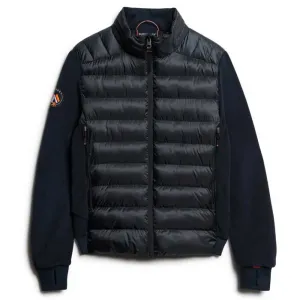 Куртка Superdry Storm Fleece Hybrid bomber, синий/черный