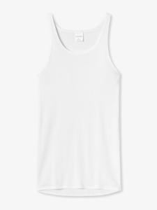 Классика майки в тонкую рубчику Schiesser, белый