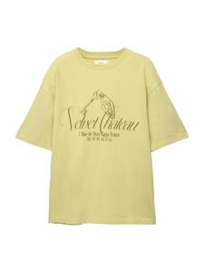 Футболка Pull&Bear Pull&Bear HOTEL LIMA, Lime/Dark green