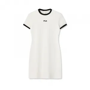 FILA Платье ORIGINALE с коротким рукавом и юбкой женское cloud white