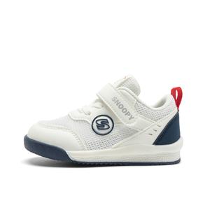 Дышащие, легкие, амортизирующие, низкие детские кроссовки для повседневной носки. Для детей 3–7 лет. SNOOPY, белый/синий