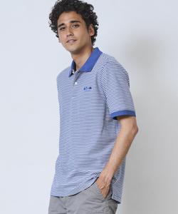 Премиальная рубашка-поло размера Double L с вышитым логотипом Katahdin, в полоску, японский крой.