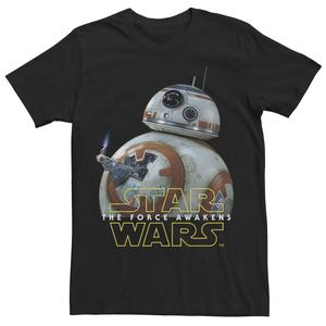 Мужская футболка с графическим рисунком The Force Awakens BB-8 Star Wars
