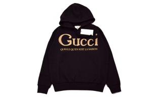 Толстовка женская Gucci, черный / золотой