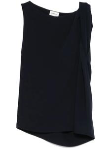 Топ из ткани кади P.A.R.O.S.H., синий