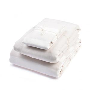 Muji Комплект постельного белья из хлопкового жаккарда (пододеяльник 220х240 см), цвет DB319 Beige