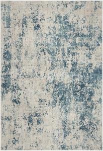 Ковер SAFAVIEH, 77 x 122 см, Princeton Collection, Blue & Beige, винтажный дистресс-дизайн, не линяет и прост в уходе, идеален для помещений с высокой проходимостью: прихожая, гостиная, спальня (PRN716M)