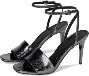 Туфли MICHAEL Michael Kors Women's Elyse Heeled Sandals, Gunmetal