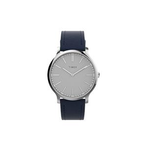 TIMEX Часы Wrist Watch Quartz Movement Blue Dial Unisex, Light Gray
