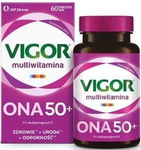 VIGOR ONA, Мультивитамины 50+ для женщин, 60 таблеток Inna marka
