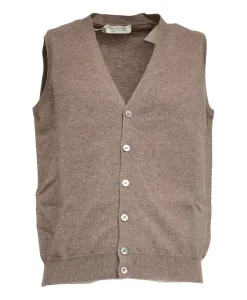 Жилет Filippo De Laurentiis, бежевый