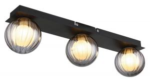 Потолочный светильник Globo черный, 50/10/12,5 см