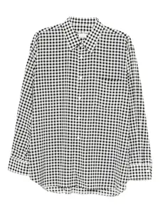 Клетчатая рубашка Comme Des Garcons, черный