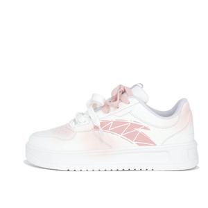 ANTA Нескользящие износостойкие низкие кроссовки для скейтбординга унисекс розовые белые