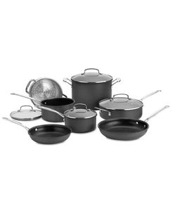 Набор посуды Chefs Classic Hard Anodized, 11 предметов Cuisinart, Nonstick Hard Anodized