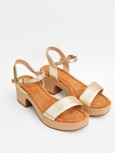 Сандалии на плоской подошве Belucci Sandaletten, золотой