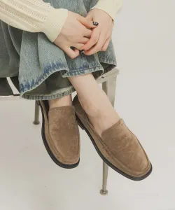 Лоферы с квадратным носком Kbf, цвет Beige