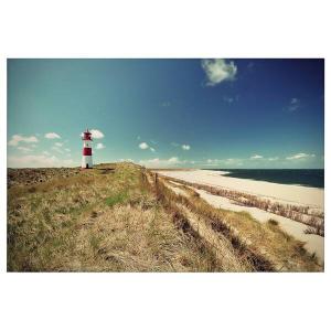 Картина на холсте A.S. Création Leuchtturm Lighthouse, синий/зеленый