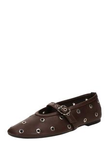 Балетки с ремешком GLAMOROUS, темно-коричневый