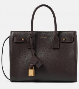 Кожаная сумка-тоут Sac De Jour Baby Saint Laurent, Arabica