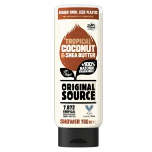 Гель для душа, 750 мл Original Source Coconut&Shea butter