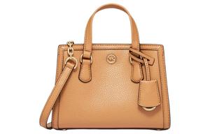 Сумка Chantal из кожи, через плечо, кросс-боди очень маленькая женская арахис MICHAEL KORS