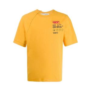 Футболка Off-White Industrial Y013 Short-Sleeve Recon Tee Yellow/Black, желтый