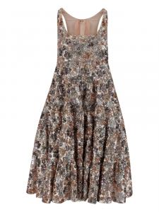 Платье миди с пайетками Nº21, серый