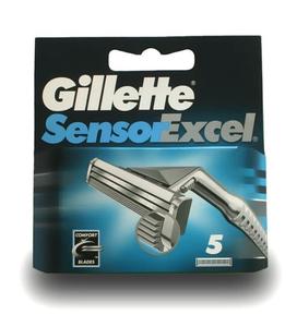 Картриджи для бритв, 5 шт. Gillette, Sensor Excel