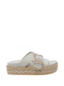 Босоножки Vienna Calidis с пряжкой Paloma Barceló, белый