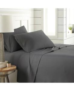 Комплект постельного белья Chic Solids Ultra Soft из 4 предметов, размер Full Southshore Fine Linens, цвет slate