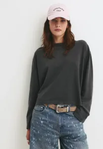 Топ с длинными рукавами Pull&Bear, Dark Grey