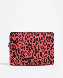 Женский нейлоновый чехол для ноутбука с леопардовым принтом Bimba y Lola, розовый