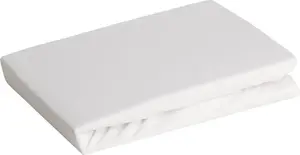 Простыня джерси кремовая 160х200 30 см хлопок плотностью 125 г/м2 Eurofirany