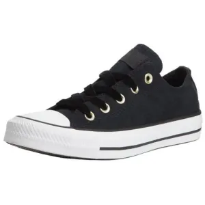 Converse Низкие, износостойкие, нескользящие кроссовки для скейтбординга CHUCK TAYLOR, унисекс, черные