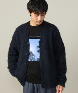 Кардиган из ворсистой вязки Avv, цвет Navy