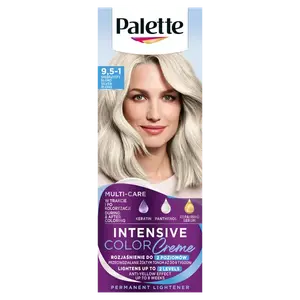 Крем-краска для волос осветлитель 9.5-1 (c9) серебристый блондин, 1 упаковка. Palette Intensive color creme, цвет 9.5-1 srebrzysty blond