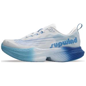 WUPWIND Амортизирующие противоскользящие износостойкие низкие марафонские беговые кроссовки мужские бело-синие, цвет White Blue