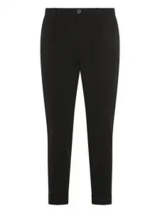 Брюки прямого кроя со складками Gta Pantalone, черный